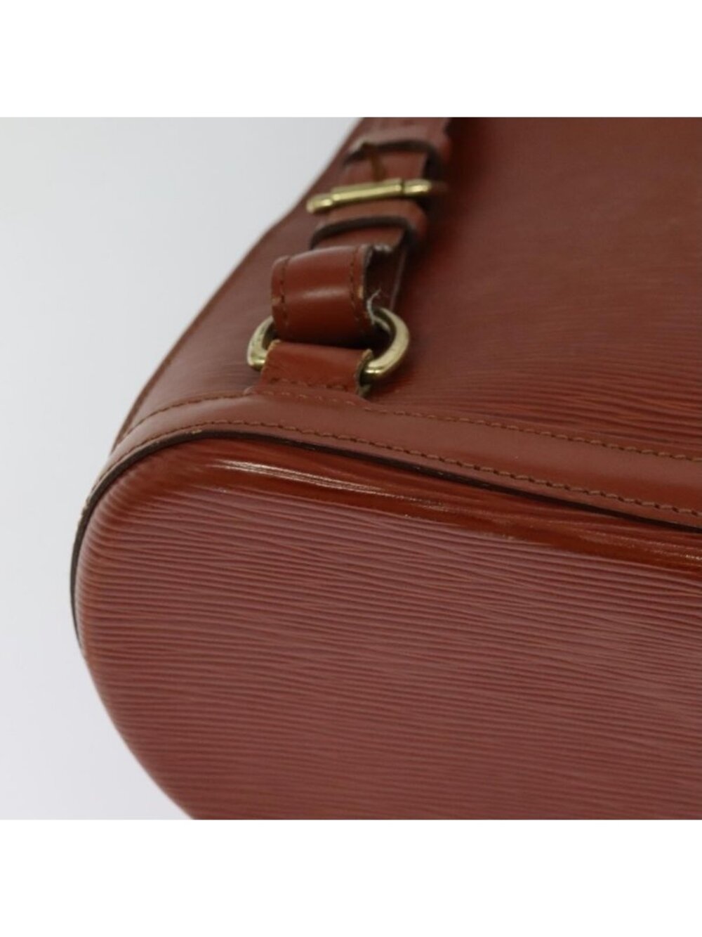 Authentic LOUIS VUITTON Epi Coblanc Shoulder Bag Brown M52293 LV - Picture 8 of 16